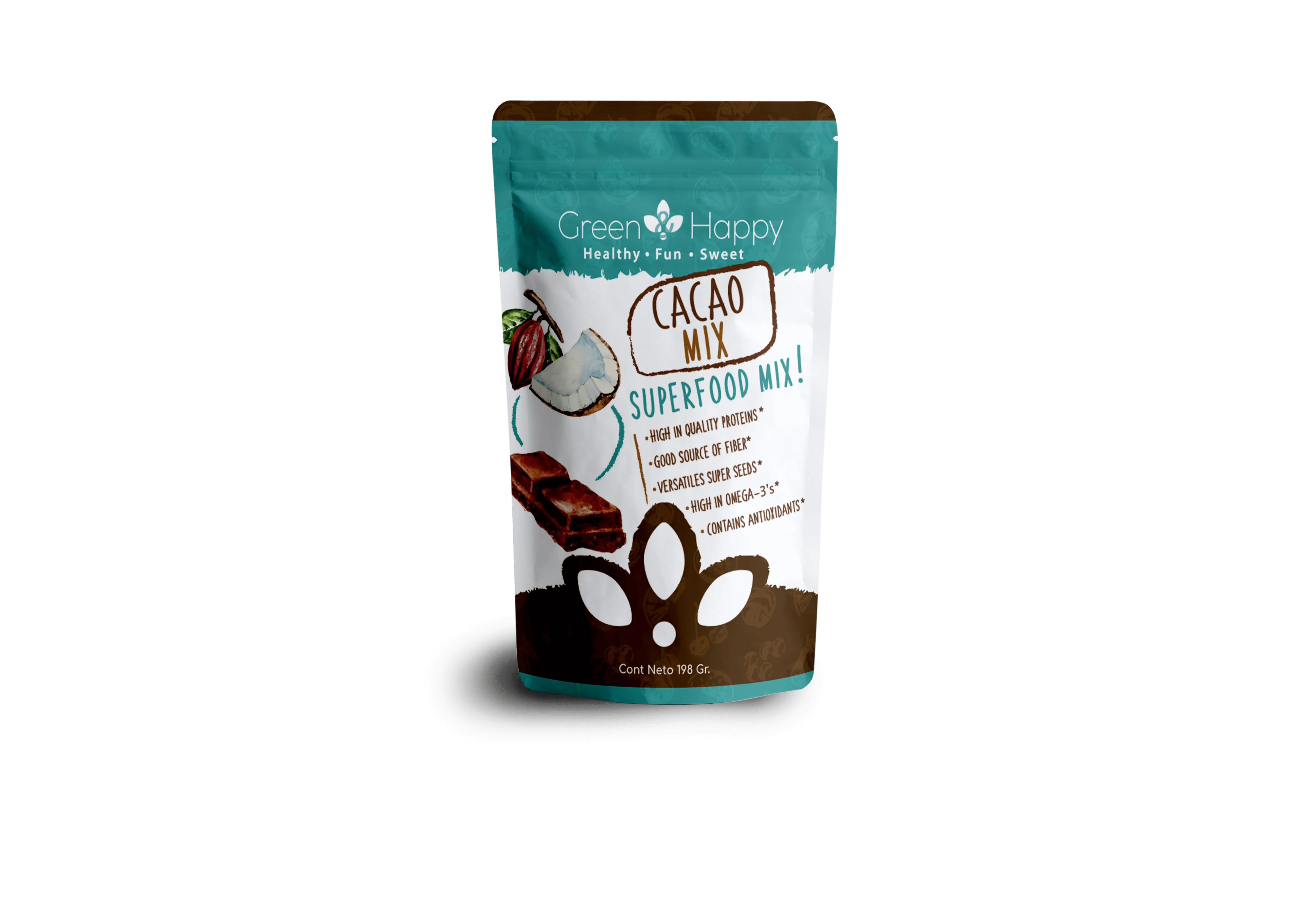 Green & Happy Cacao Mix Smoothie 198 gr