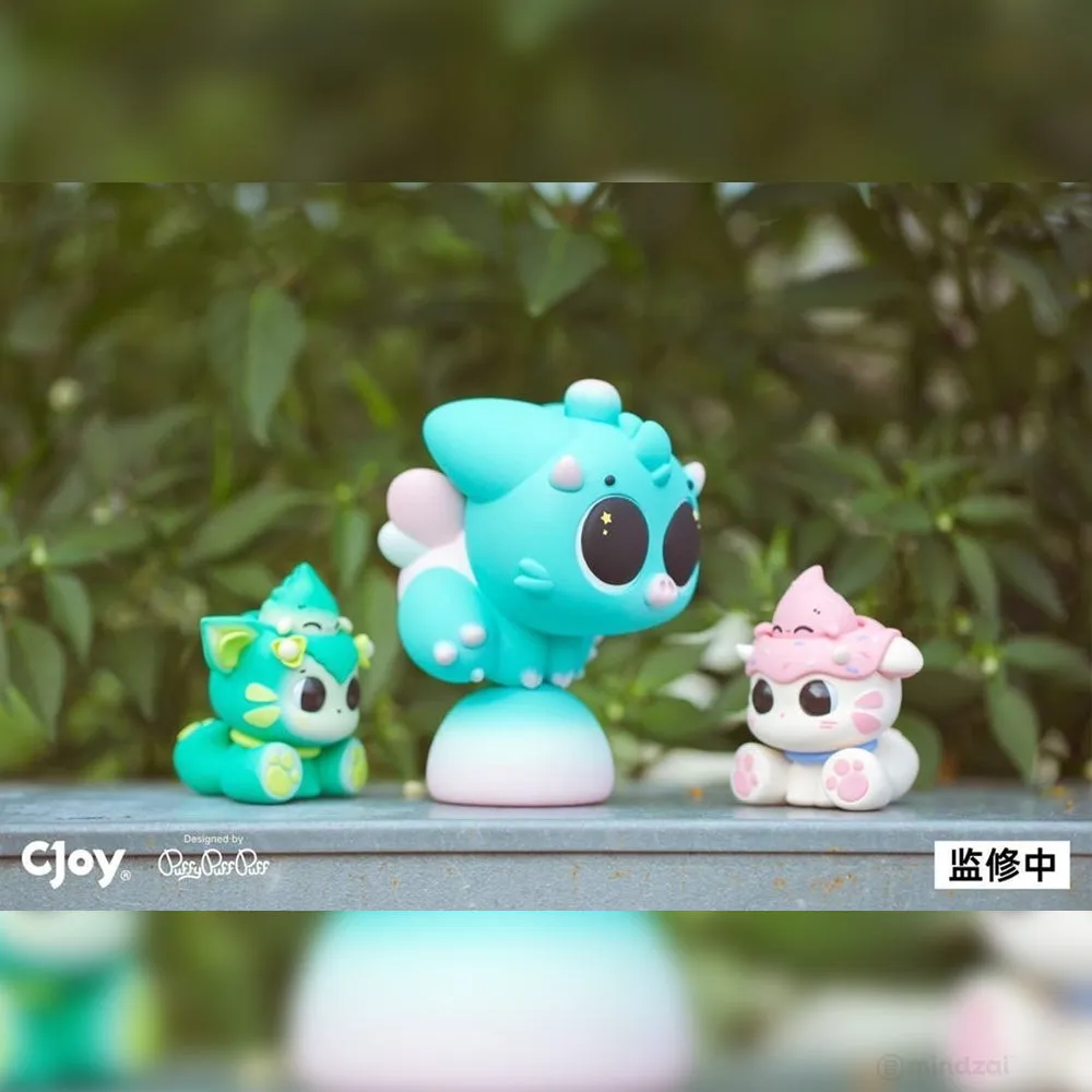 Hophop Piggy Resin Art Toy Figure by PuffyPuffPuff x CJOY
