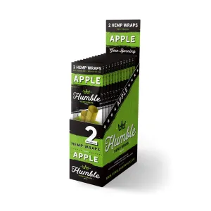 Humble Hemp Wraps - Apple Flavor - 25 Pack