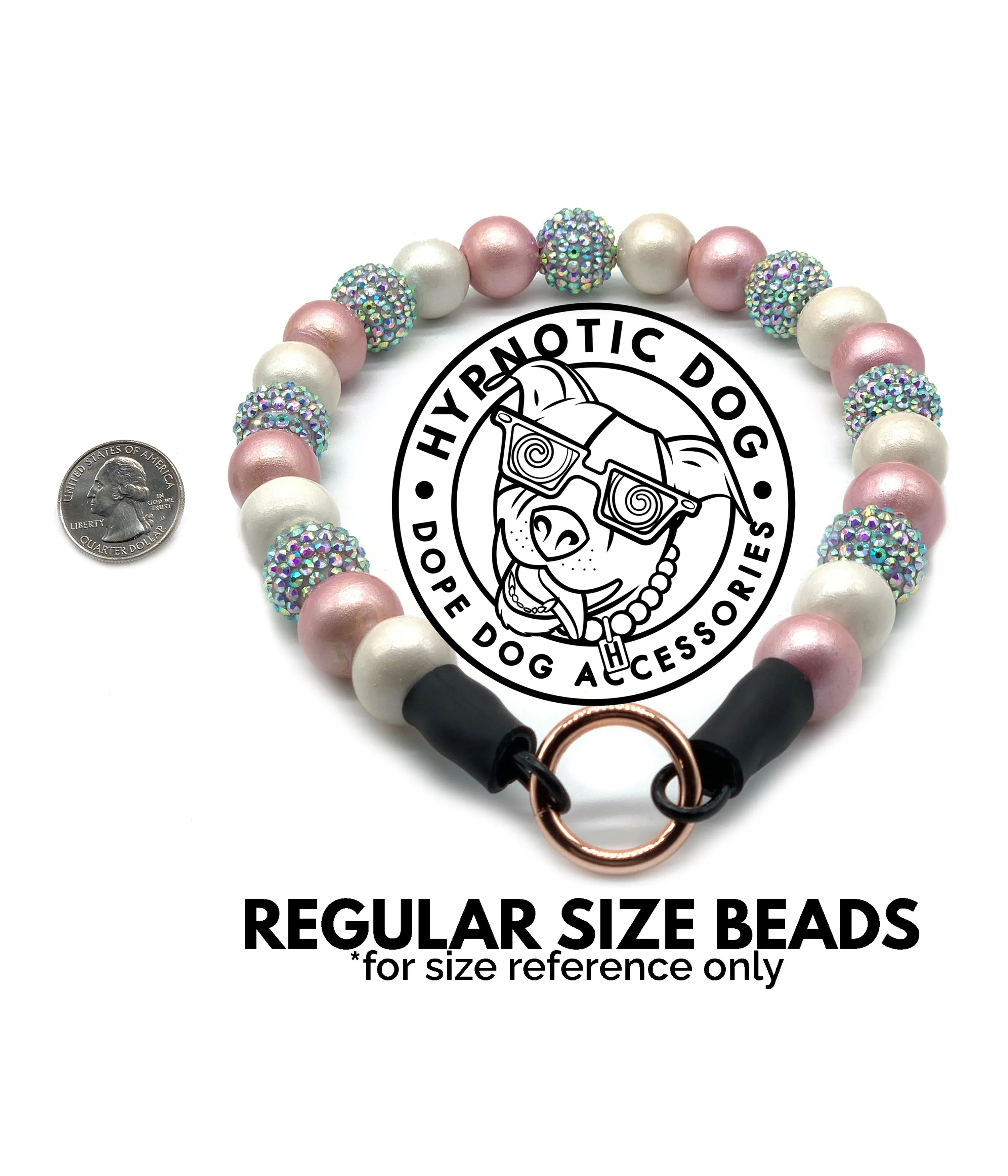 Hypnotic Dog Signature Acrylic Bead Collar