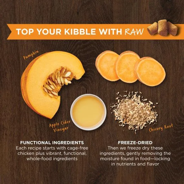 Instinct Freeze-Dried Raw Boost Mixers Grain-Free Gut Health Recipe Dog Food Topper