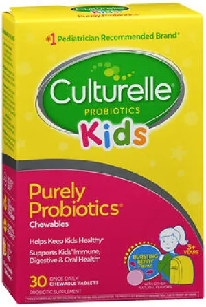 Kids Purely Probiotics Berry Flavor 30 Chews By Culturelle