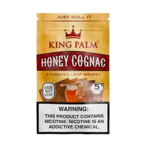 King Palm - Honey Cognac Tobacco Wraps - Pack of 5