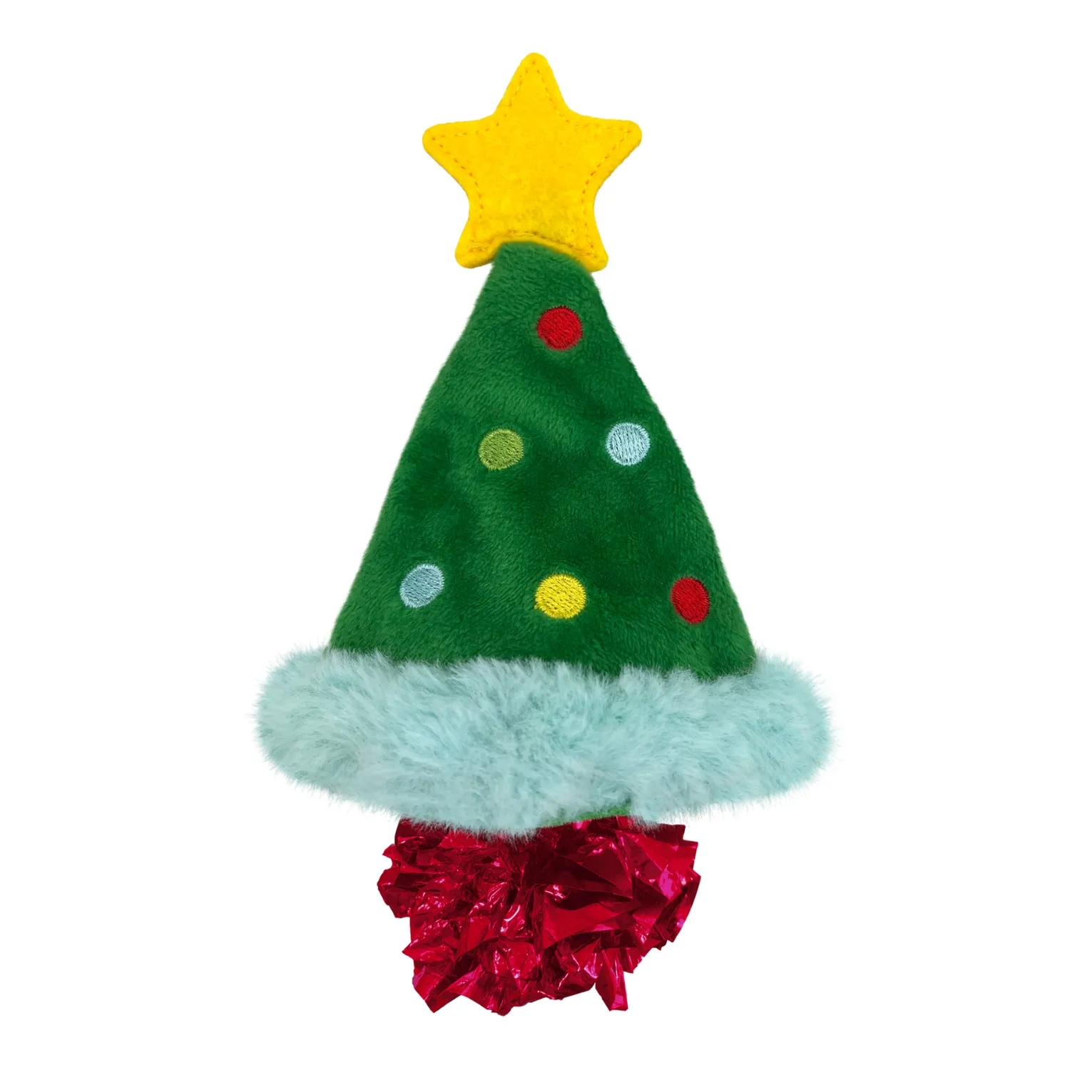 KONG Holiday Crackles Christmas Tree 2024 | Festive Catnip Infused Cat Toy