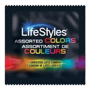 Lifestyles® Assorted Colors Condom