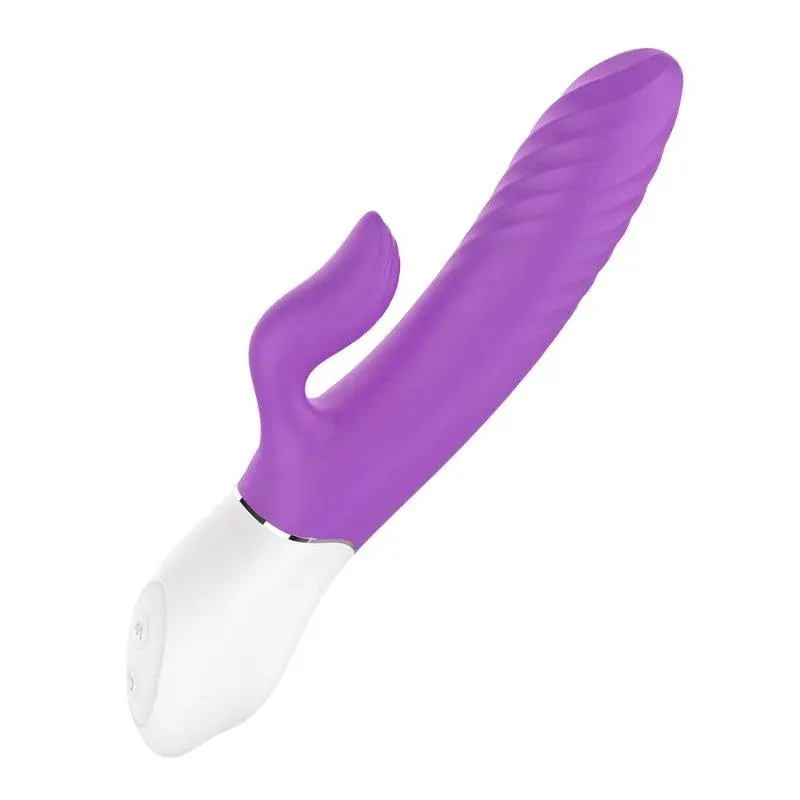 Lighter Thrusting Rabbit Vibrator - Purple