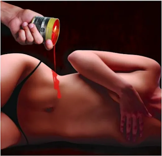 MS ''Fever'' Hot Wax Candle -Red