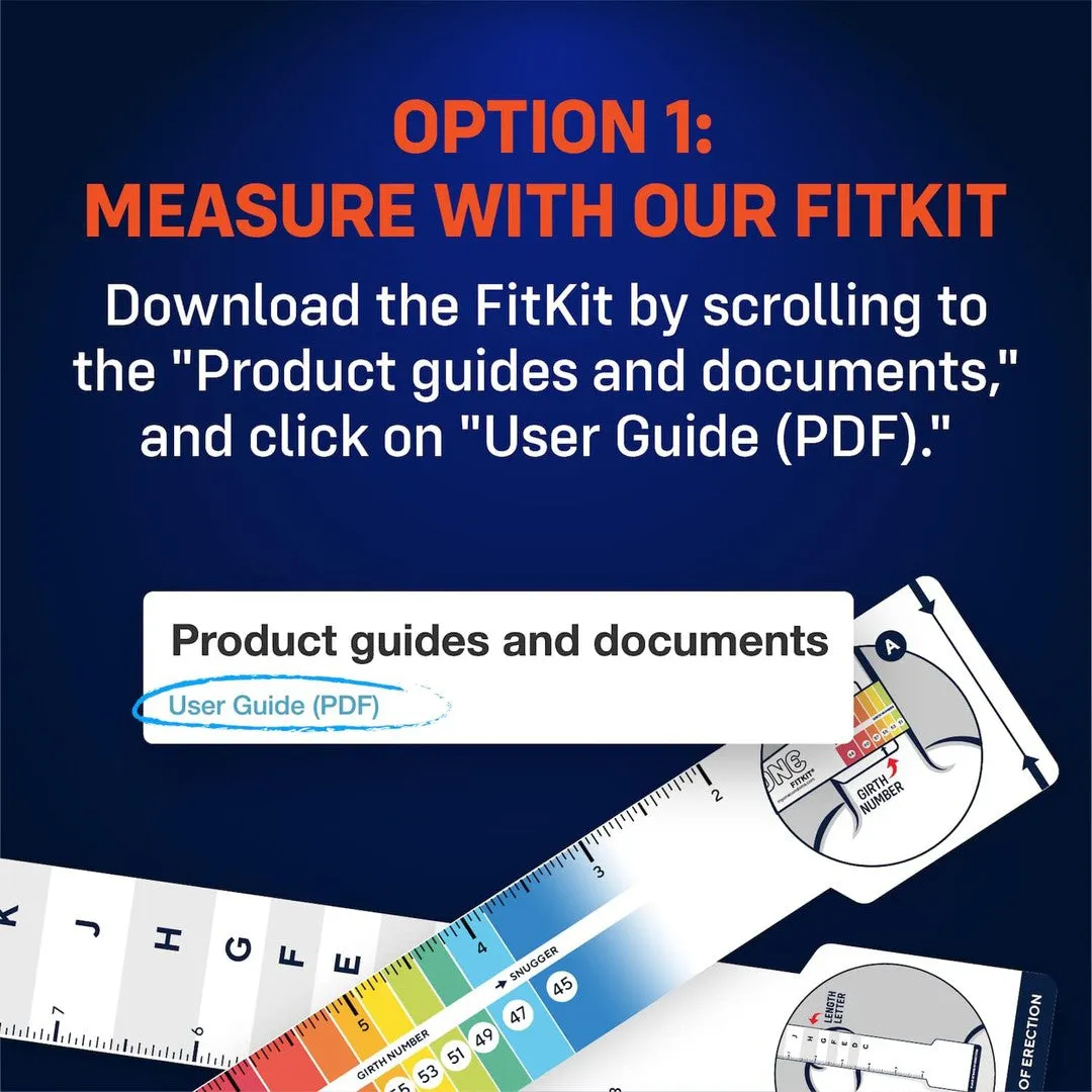 myONE "Large" Condom Sampler (With FitKit Measuring Tool)