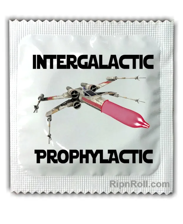 NEW - Star Warz Condoms - Intergalactic Prophyliactic