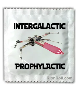 NEW - Star Warz Condoms - Intergalactic Prophyliactic