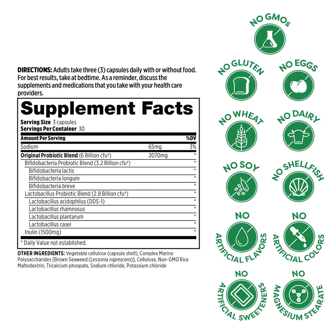 Original Formula Probiotic Capsules - 90 Count
