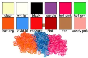 PawMarks Latex Bands 5/16" Medium Weight Top Knot Bands