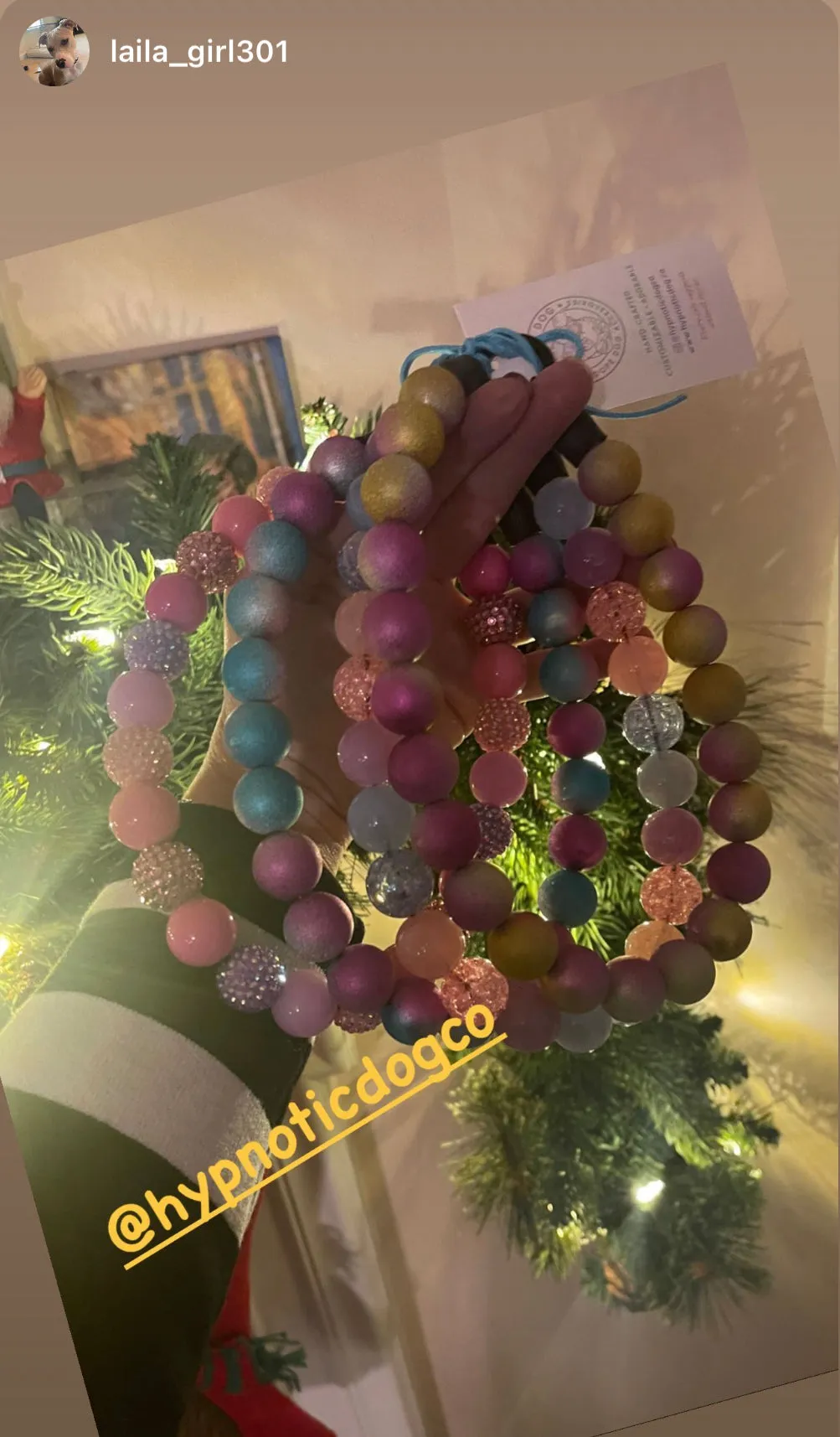 Pink Sugar Bead Collar