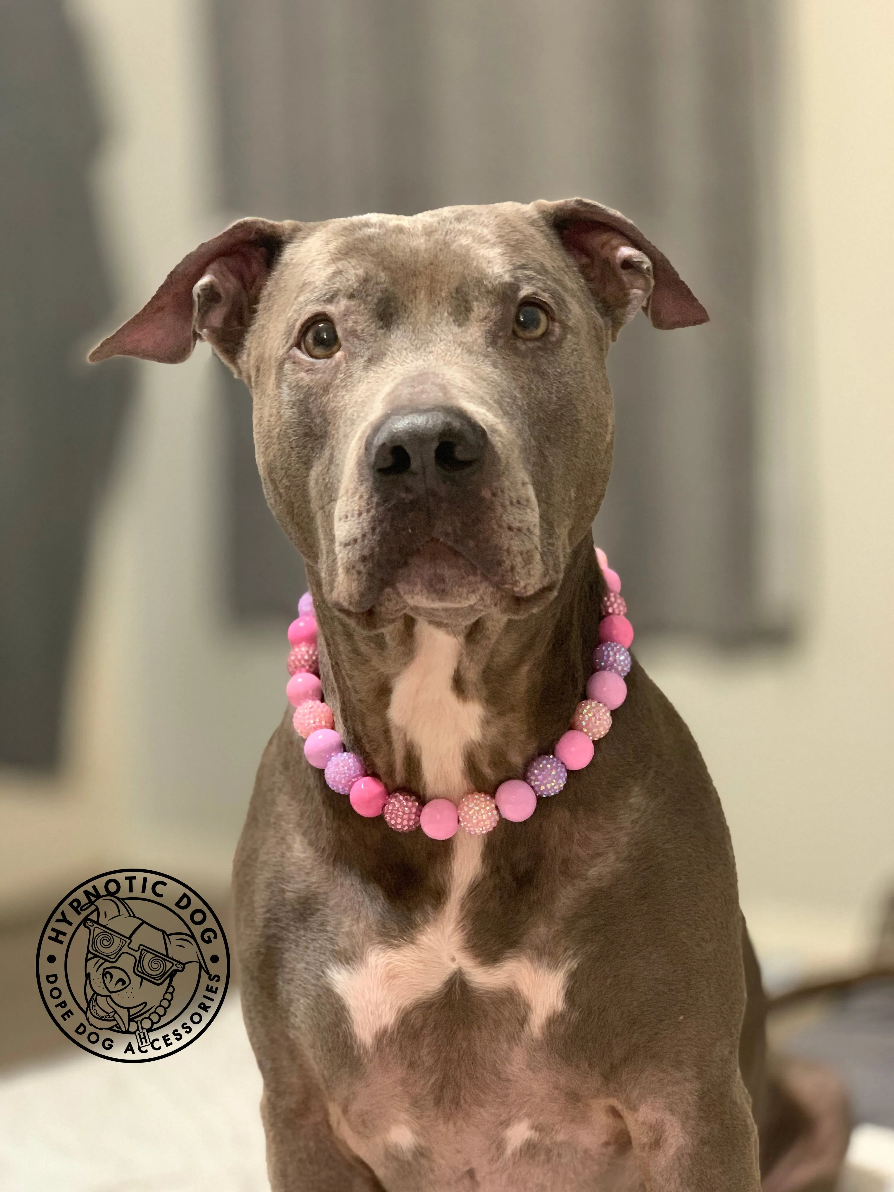 Pink Sugar Bead Collar