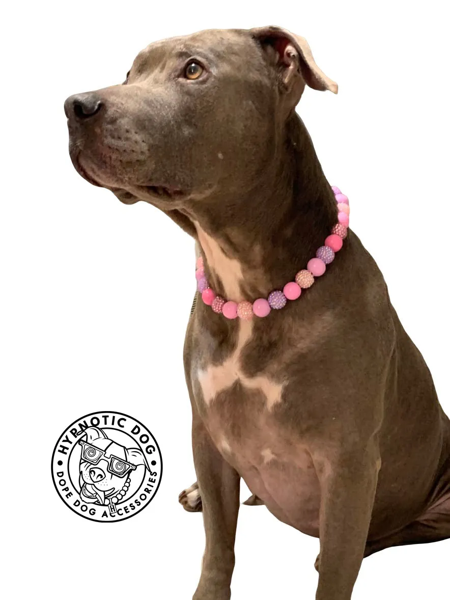 Pink Sugar Bead Collar