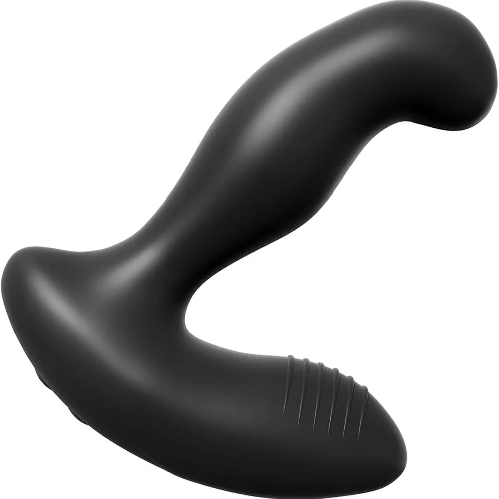 Pipedream Anal Fantasy Rechargeable Elite Electro Stim Prostate Vibe Silicone Anal Vibrator 5.25 inch Black