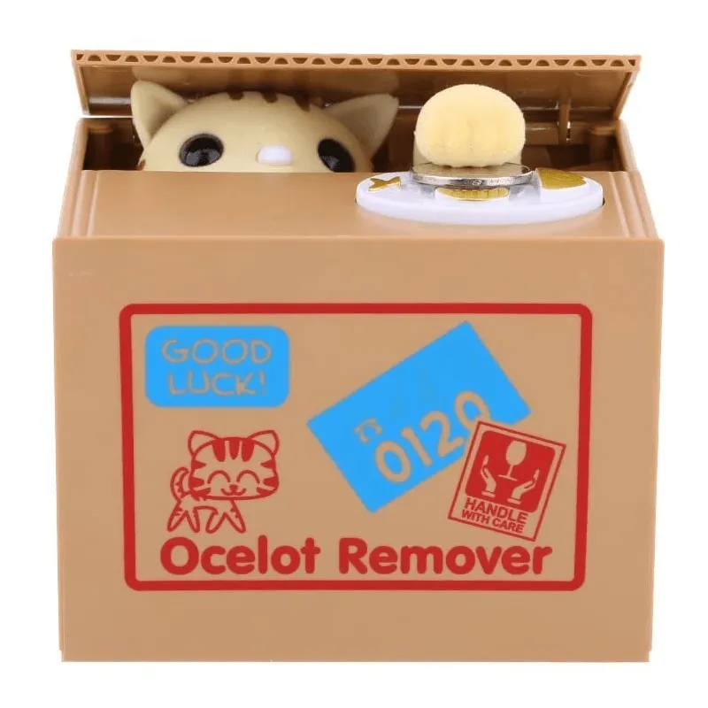 Playful Kids Money Saving Box   C9-1-7 XR008-3 OCELOT REMOVER