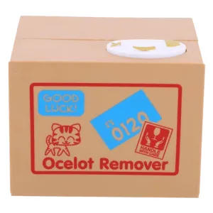 Playful Kids Money Saving Box   C9-1-7 XR008-3 OCELOT REMOVER