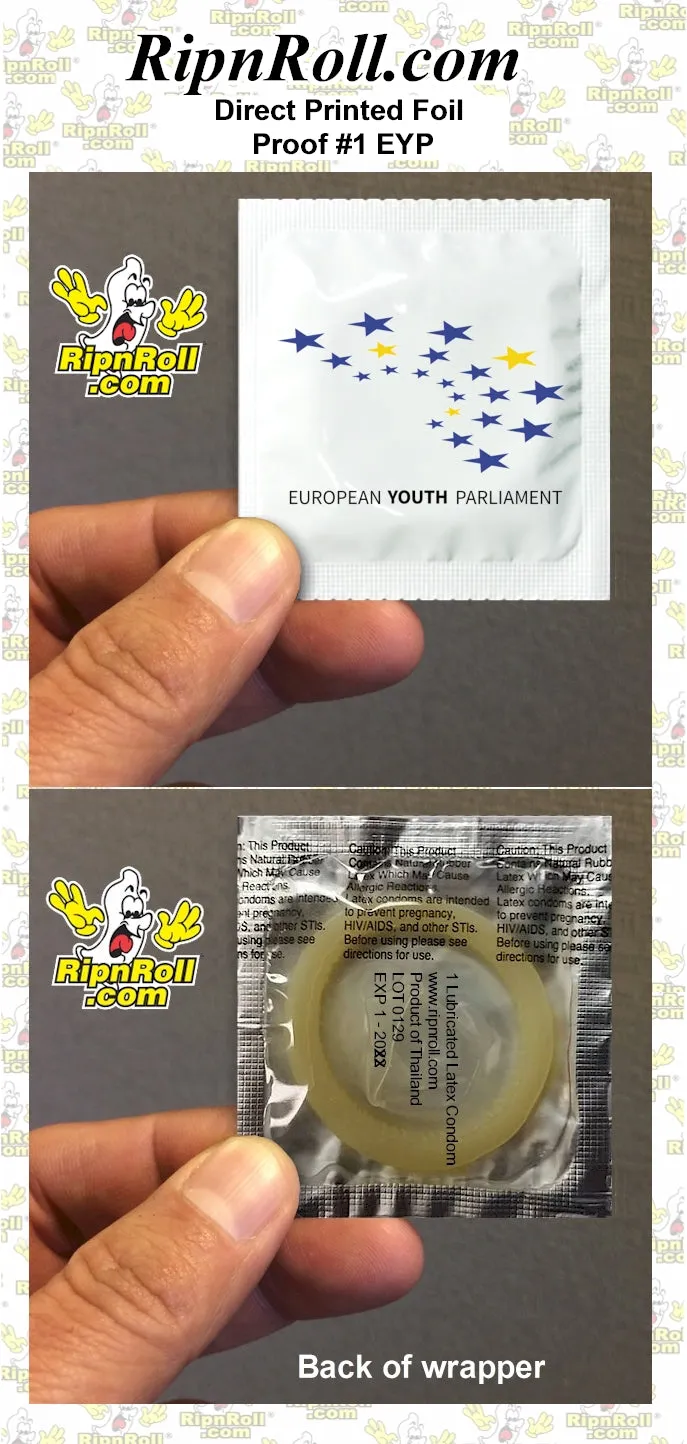 Printed White Foil with Full Color imprint - EYP