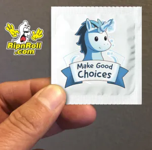Printed White Foil with Full Color imprint - JTT Choices