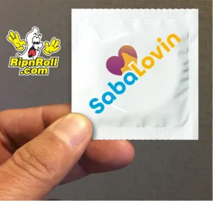 Printed White Foil with Full Color imprint - Saba