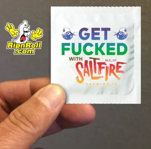 Printed White Foil with Full Color imprint - Saltfire