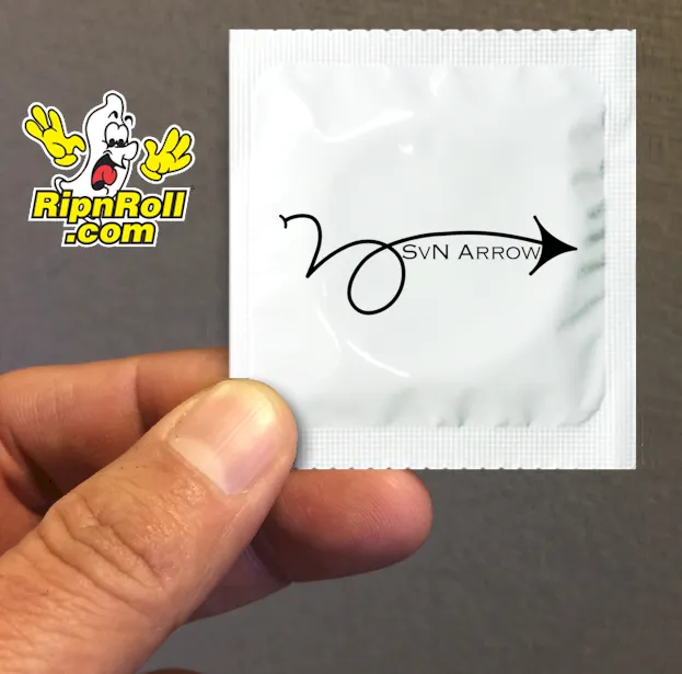 Printed White Foil with Full Color imprint - SVN