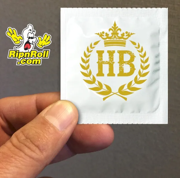 Printed White Foil with Full Color Label imprint - HB