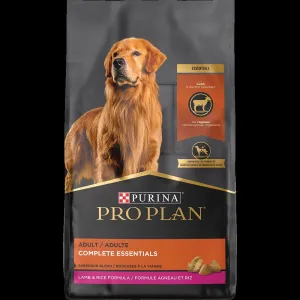 Pro Plan Adult Complete Essentials Shredded Blend Lamb & Rice Dry Dog Food - (6lb & 35lb)