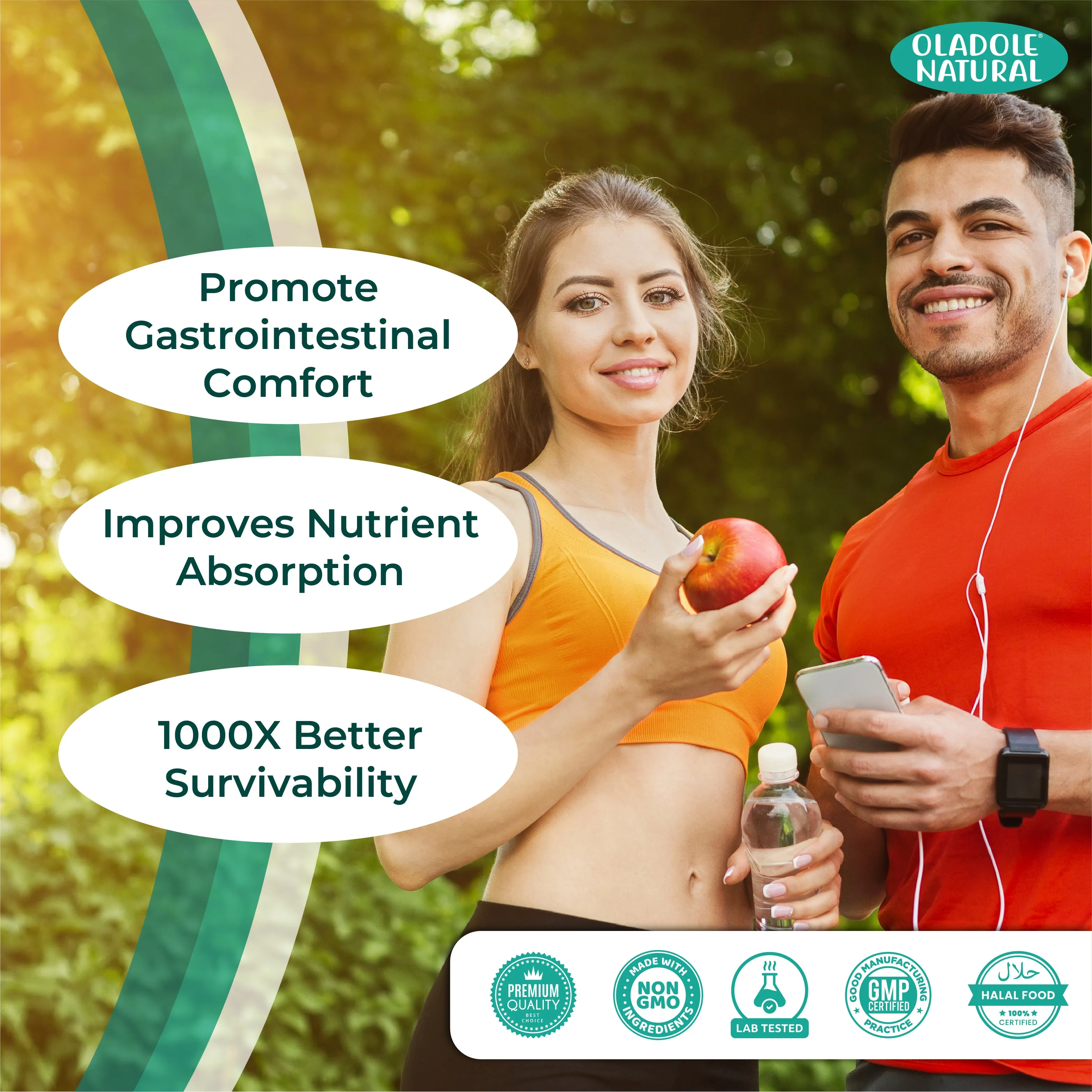 Probiotic 25 Billion 10 Probiotic Strains 50 Capsule