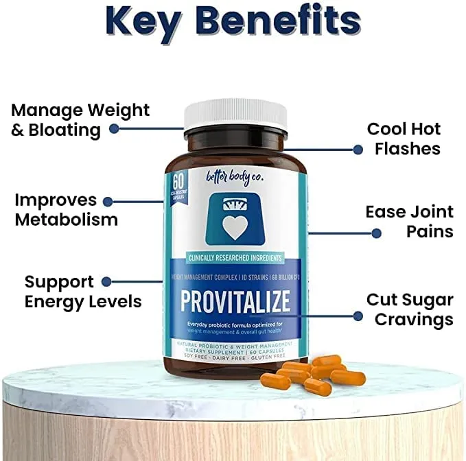 Provitalize - Natural Menopause Probiotics 60 Capsules