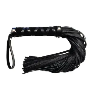 Rouge Short Leather Bondage Flogger with Studs