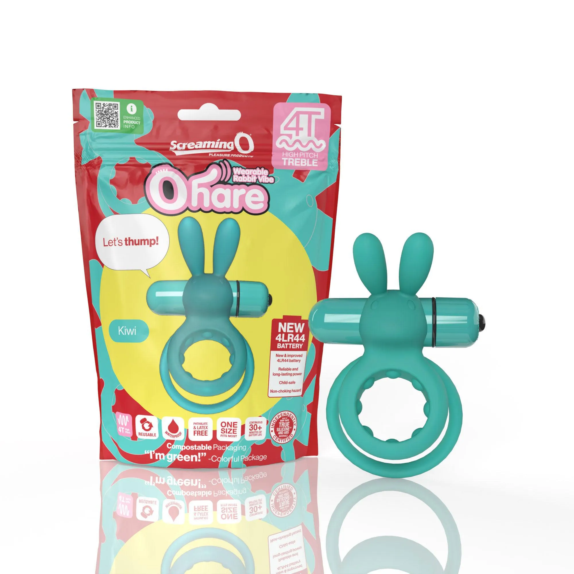 Screaming O 4T - Ohare Wearable Rabbit Vibe - Kiwi