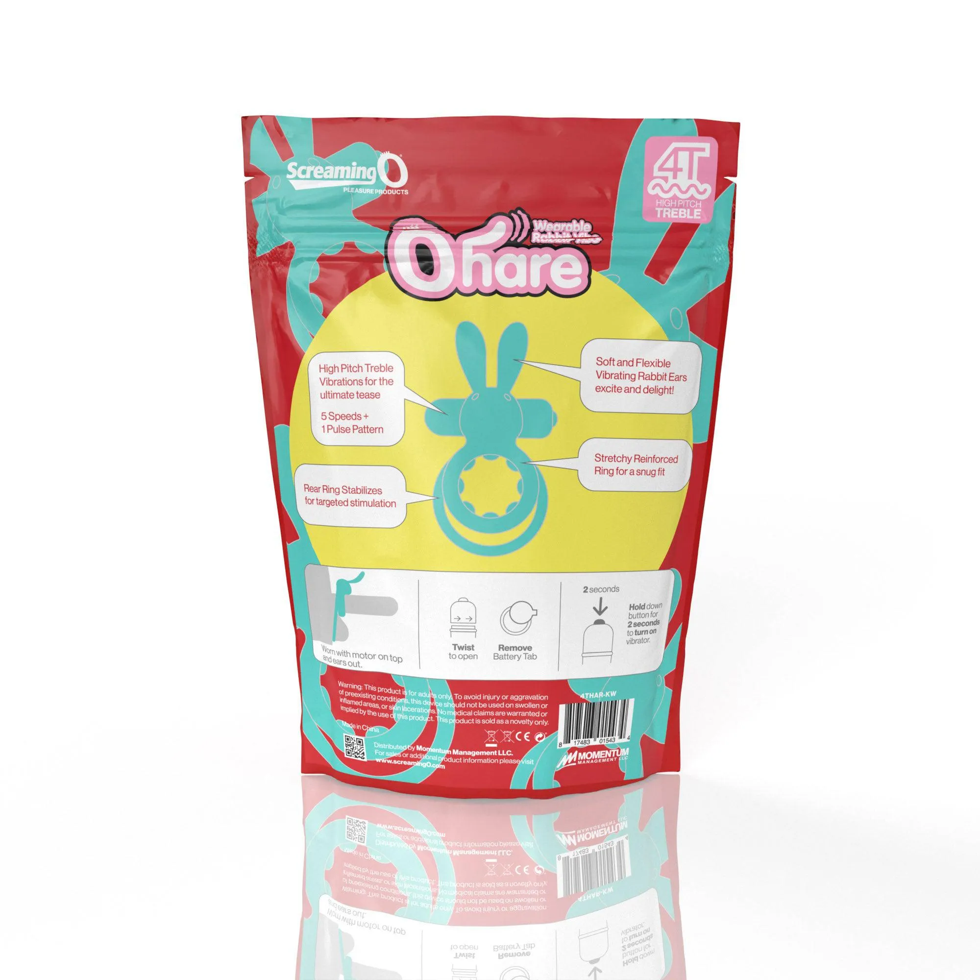 Screaming O 4T - Ohare Wearable Rabbit Vibe - Kiwi