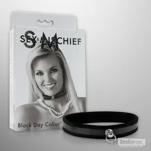 Sex & Mischief Black Day Collar
