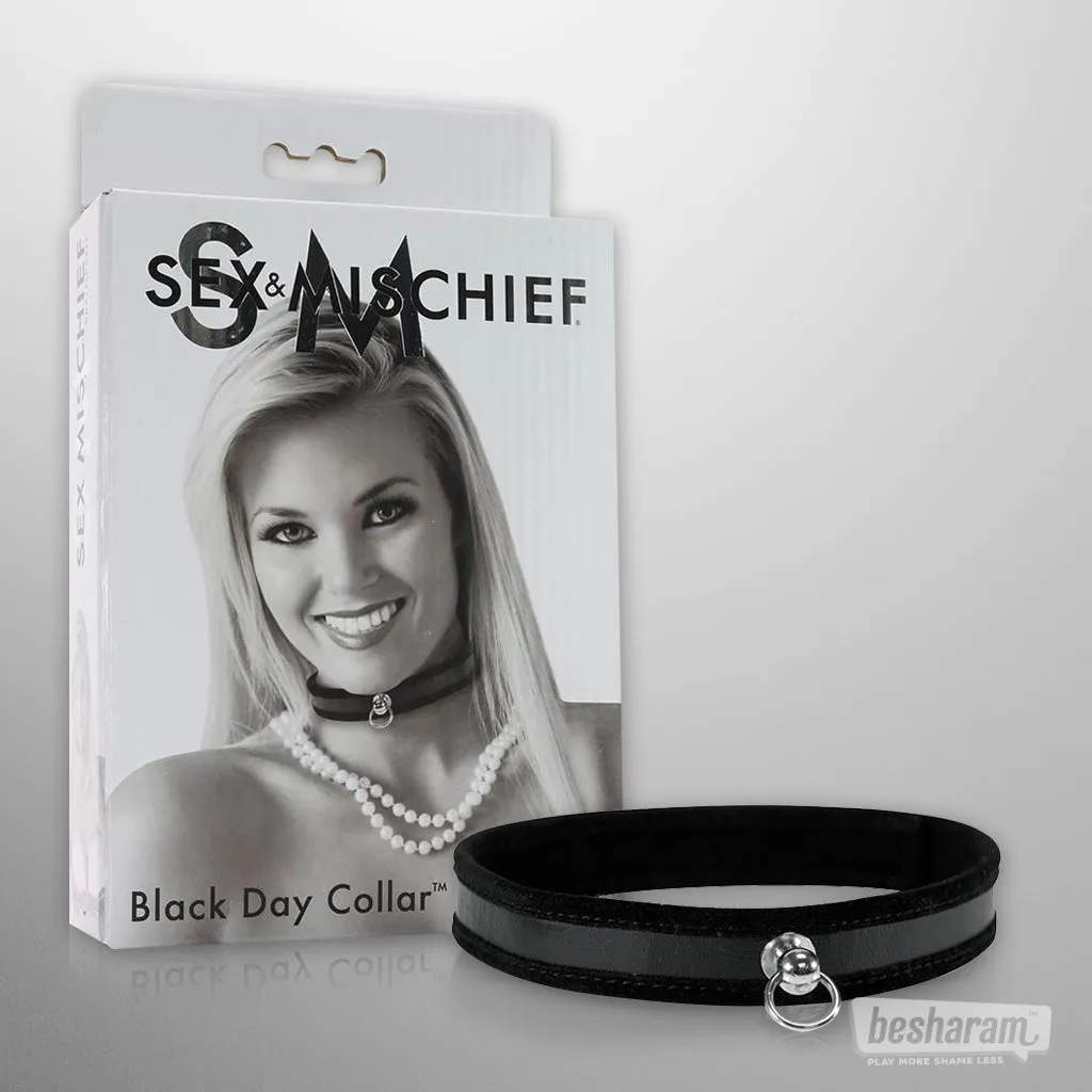 Sex & Mischief Black Day Collar