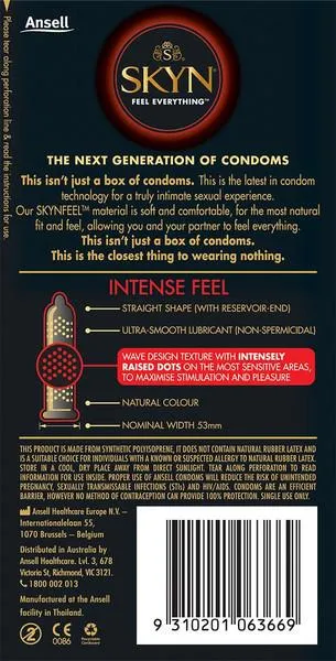 SKYN Intense Feel Condoms
