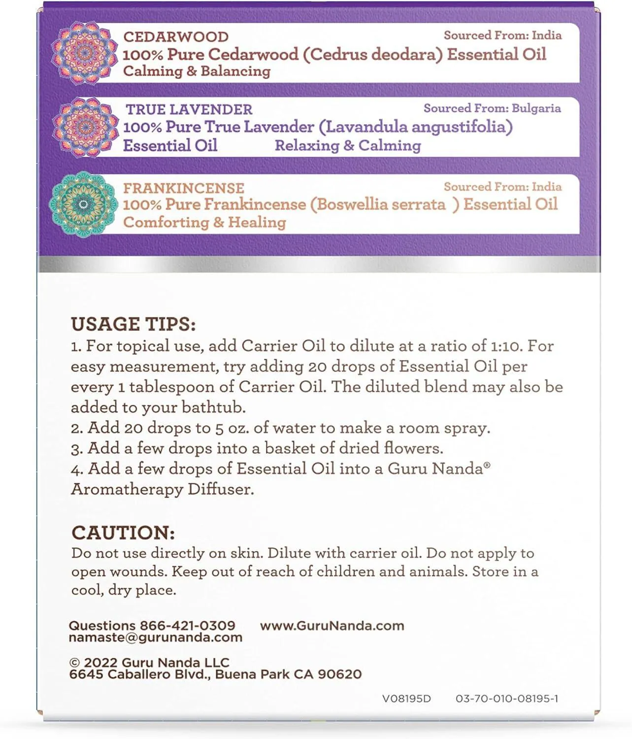 Sleep Essential Oils, 10 ML - 3 PK