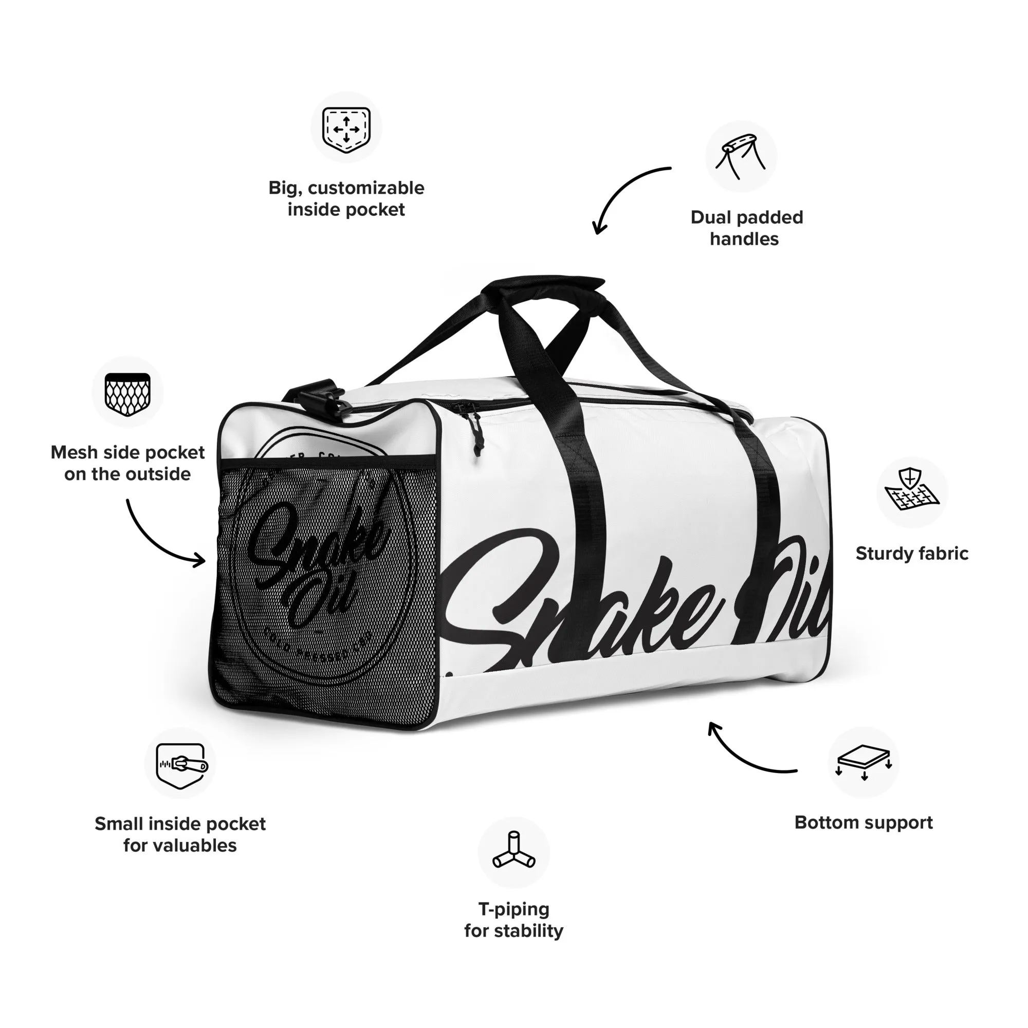 Snake Oil Duffle bag