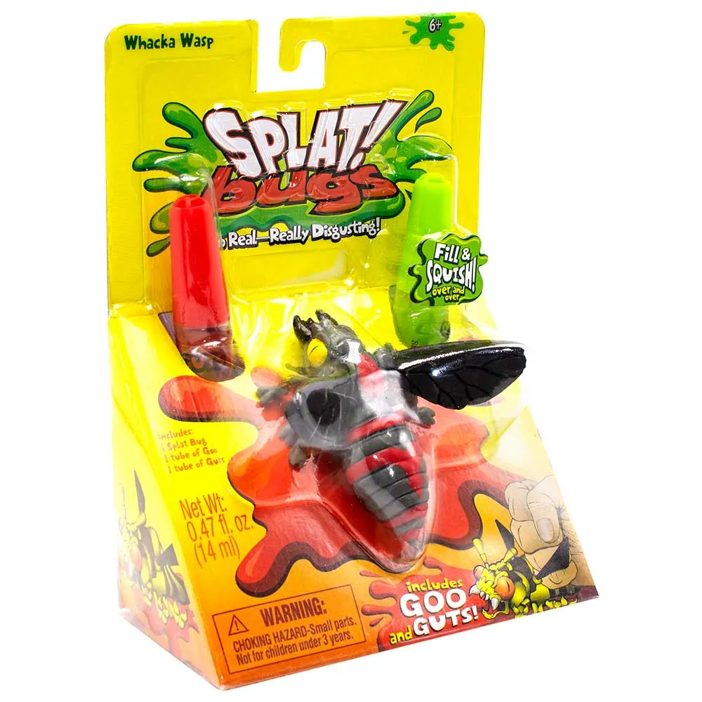 Splat Bug Single Wasp Pack of 1 - (Assorted Colors)
