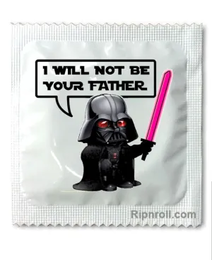 Star Warz Condoms - I will not be your Father