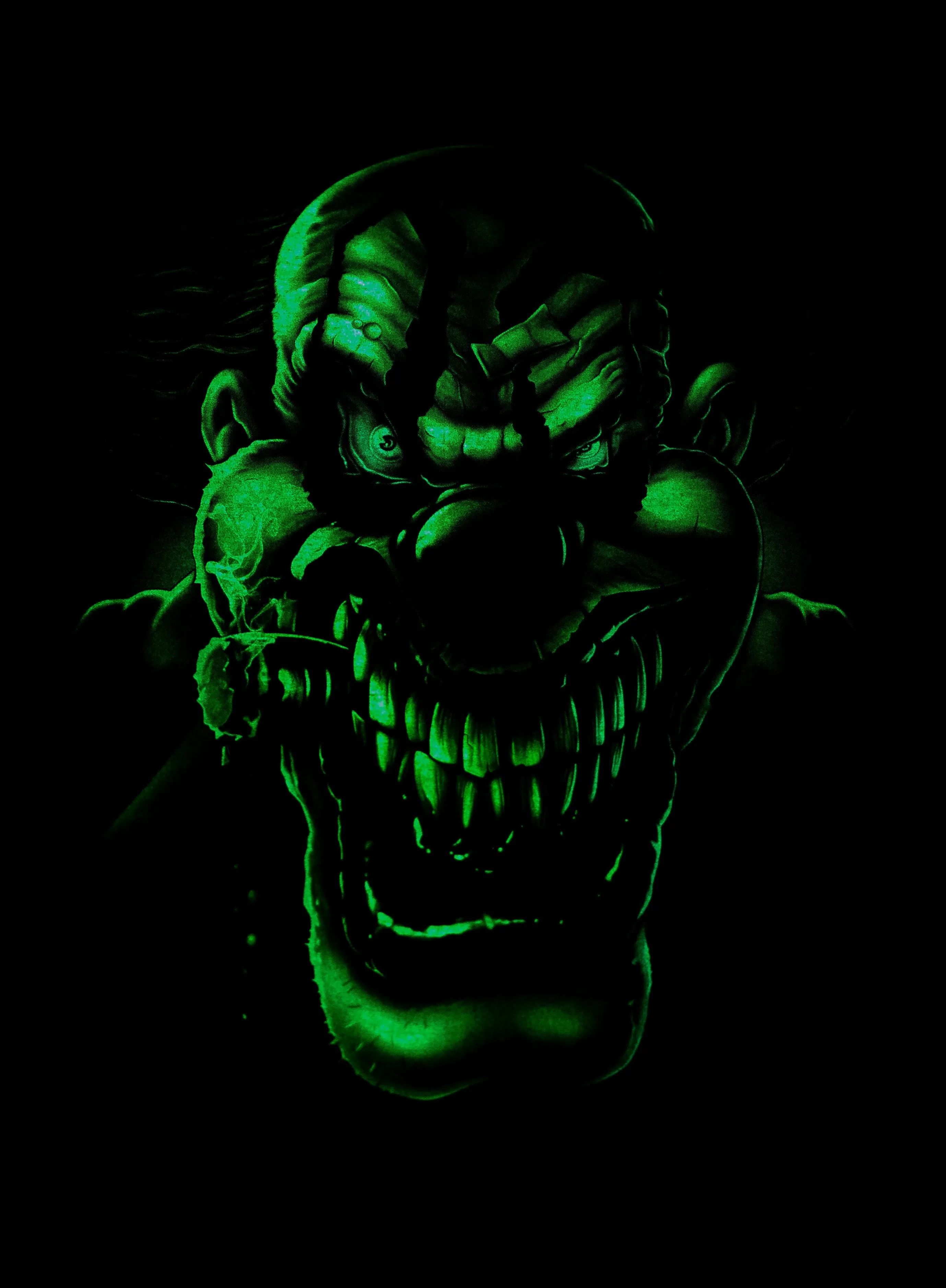T-shirt 3D GLOW IN DARK HIGH QUALITY animal Printed unisex Tees
