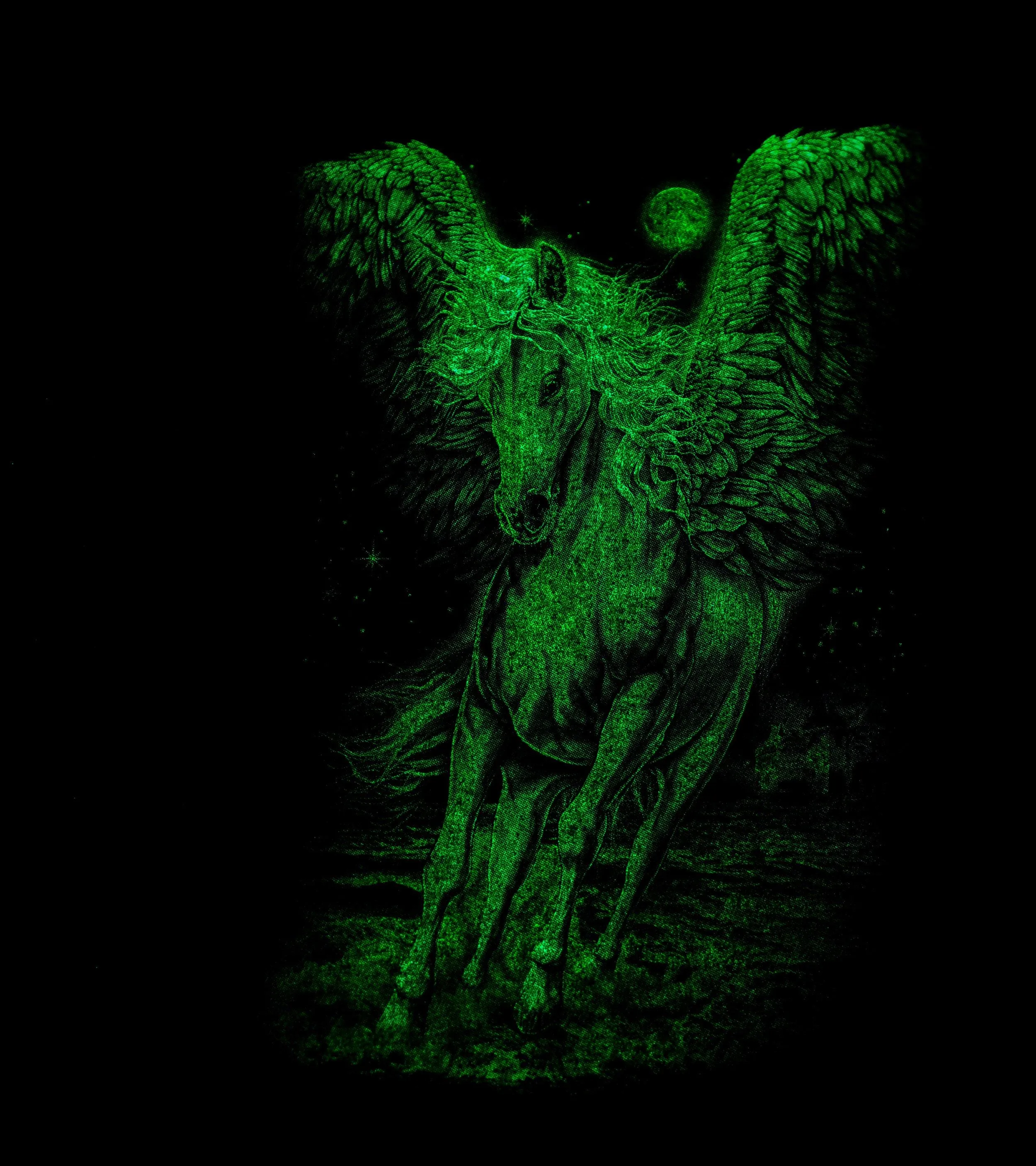 T-shirt 3D GLOW IN DARK HIGH QUALITY animal Printed unisex Tees