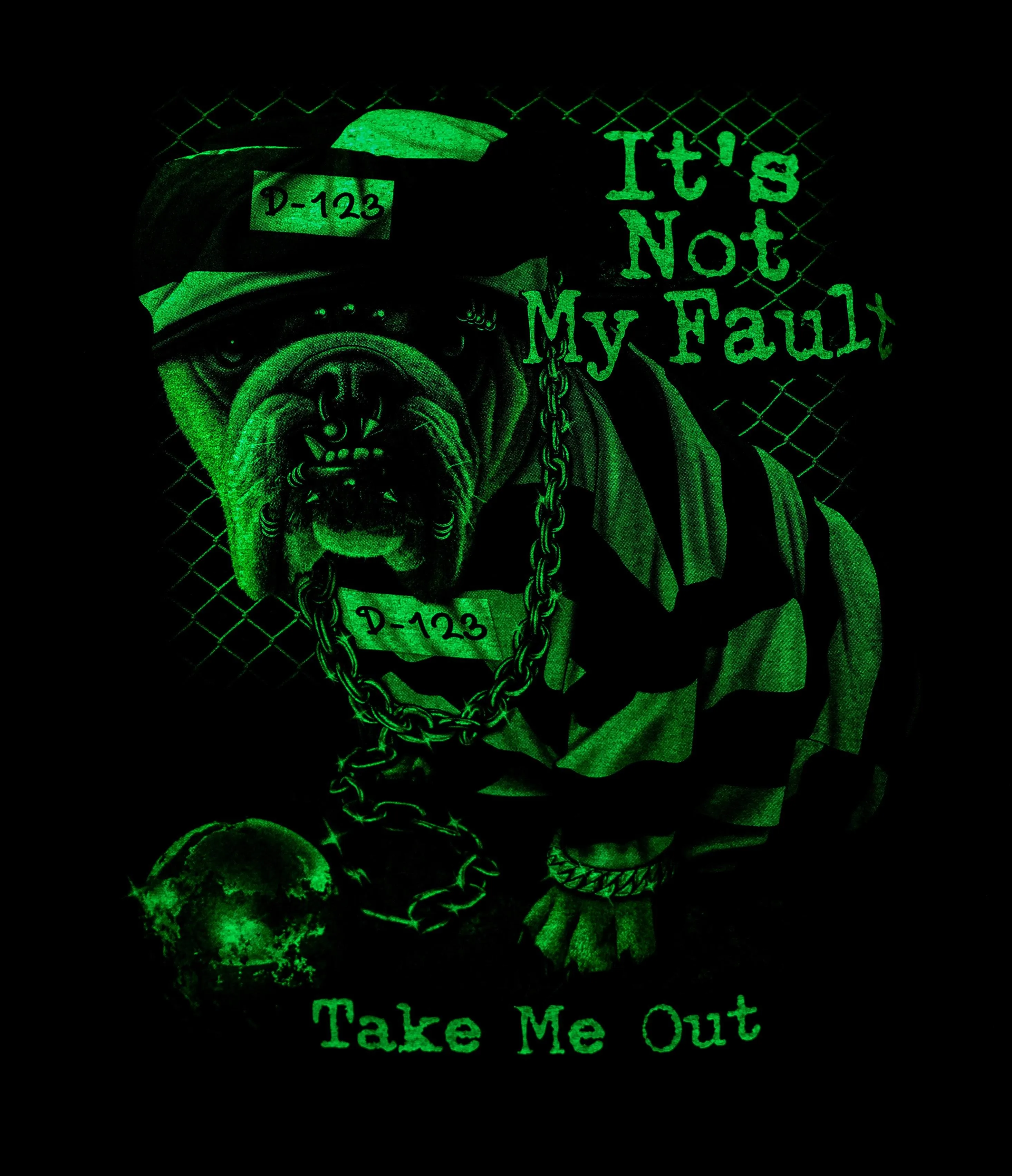T-shirt 3D GLOW IN DARK HIGH QUALITY animal Printed unisex Tees