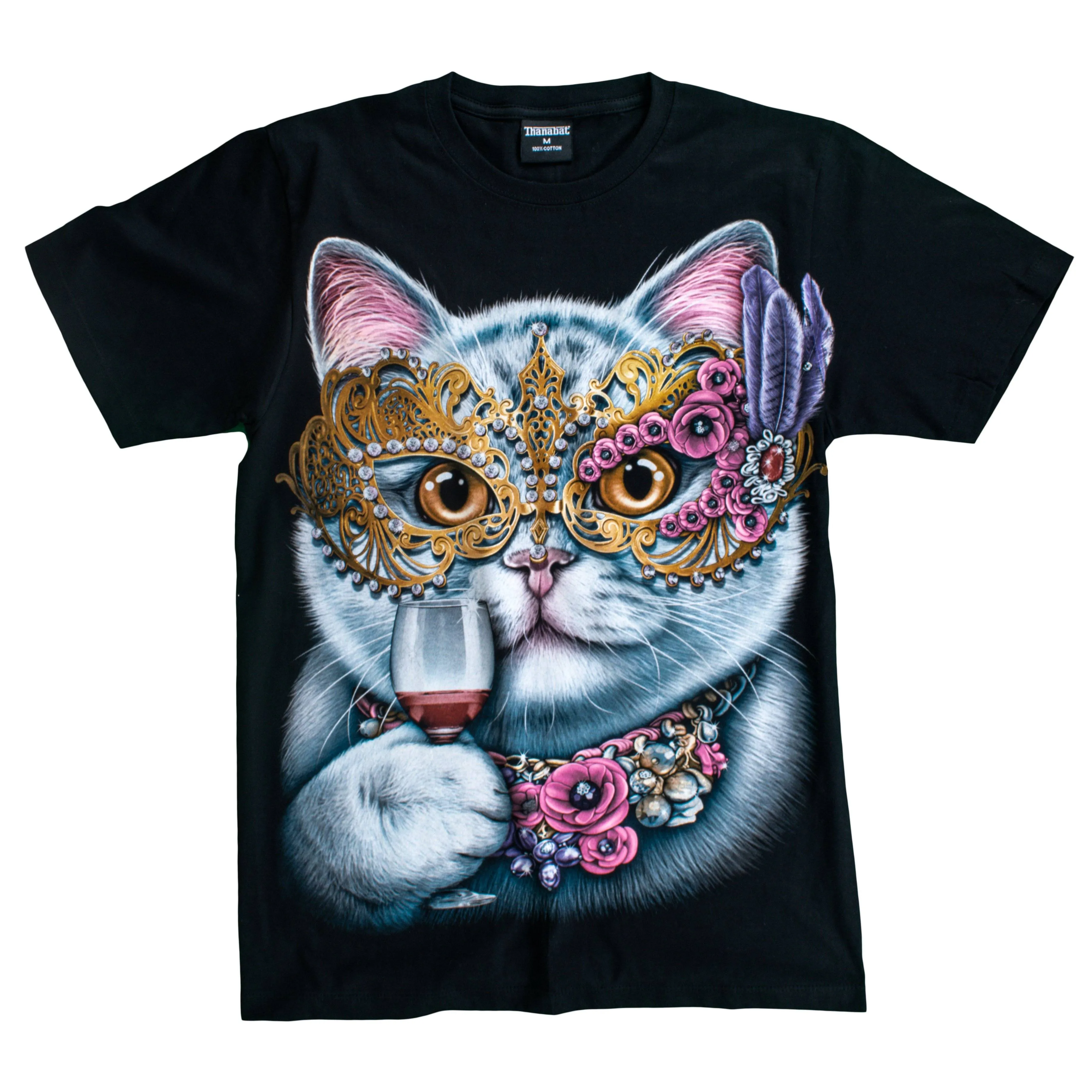 T-shirt 3D GLOW IN DARK HIGH QUALITY animal Printed unisex Tees