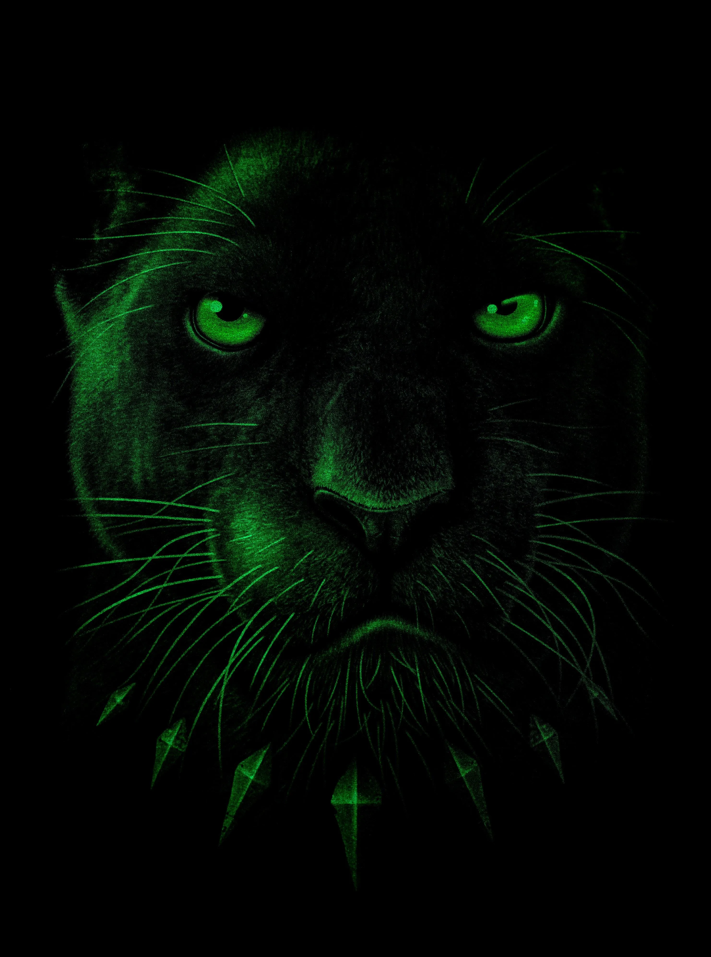 T-shirt 3D GLOW IN DARK HIGH QUALITY animal Printed unisex Tees