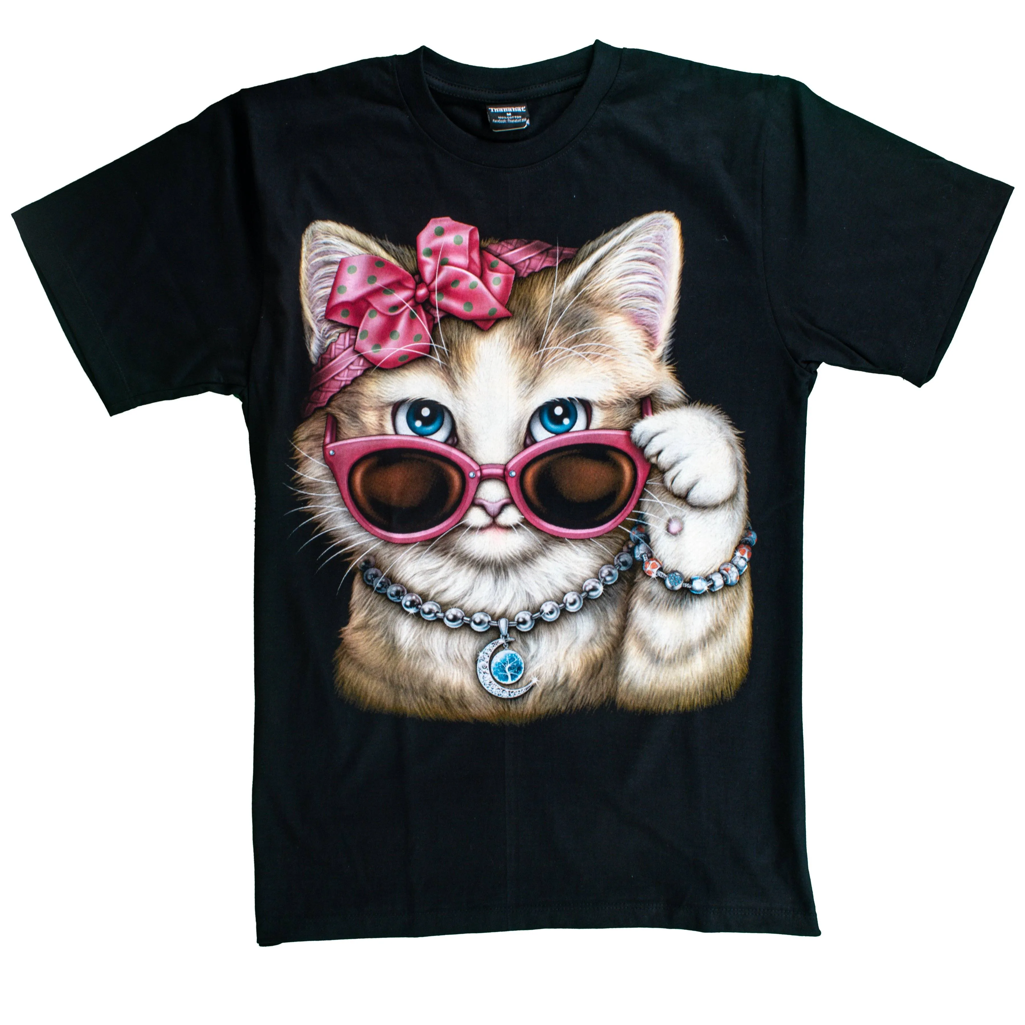 T-shirt 3D GLOW IN DARK HIGH QUALITY animal Printed unisex Tees