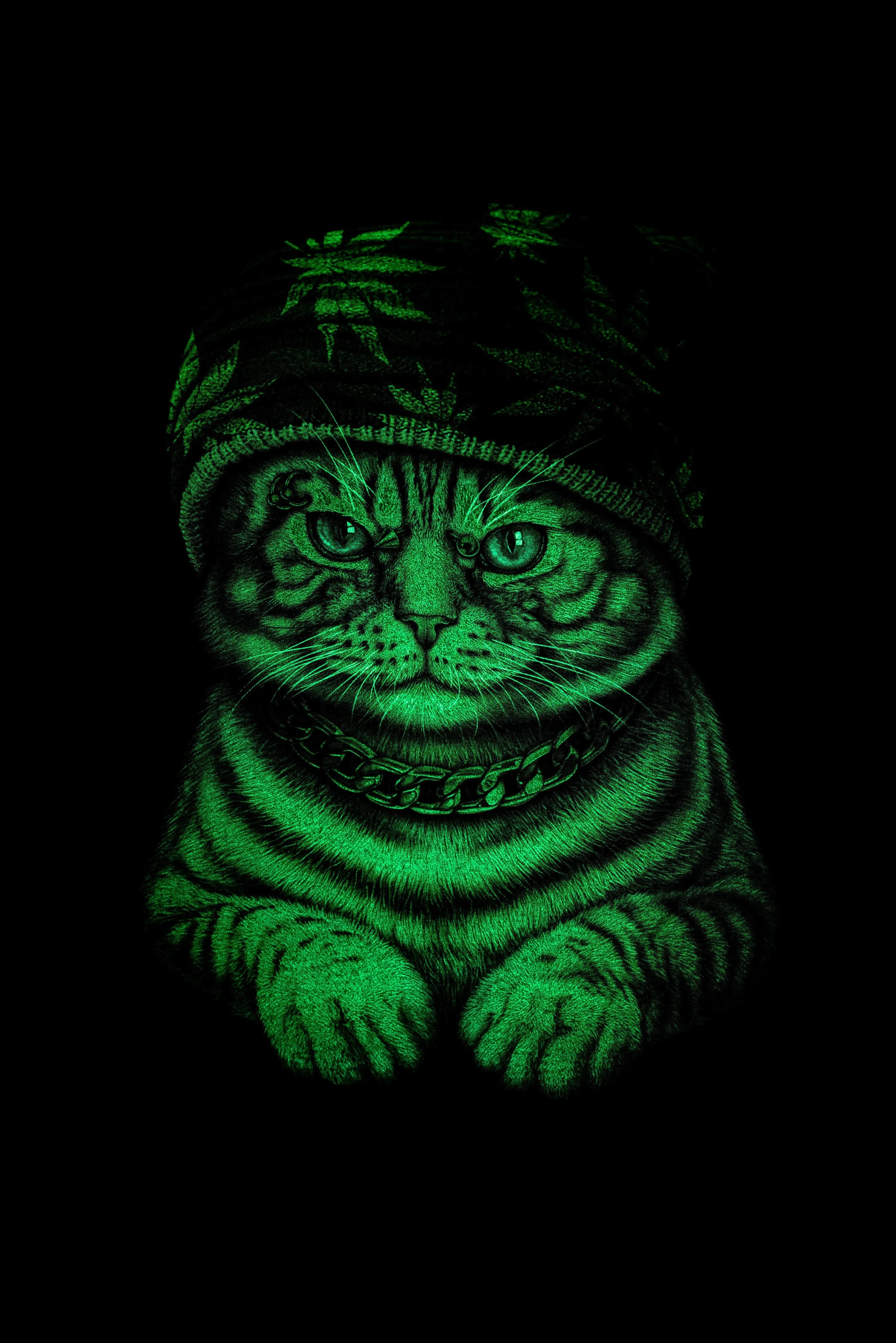 T-shirt 3D GLOW IN DARK HIGH QUALITY animal Printed unisex Tees