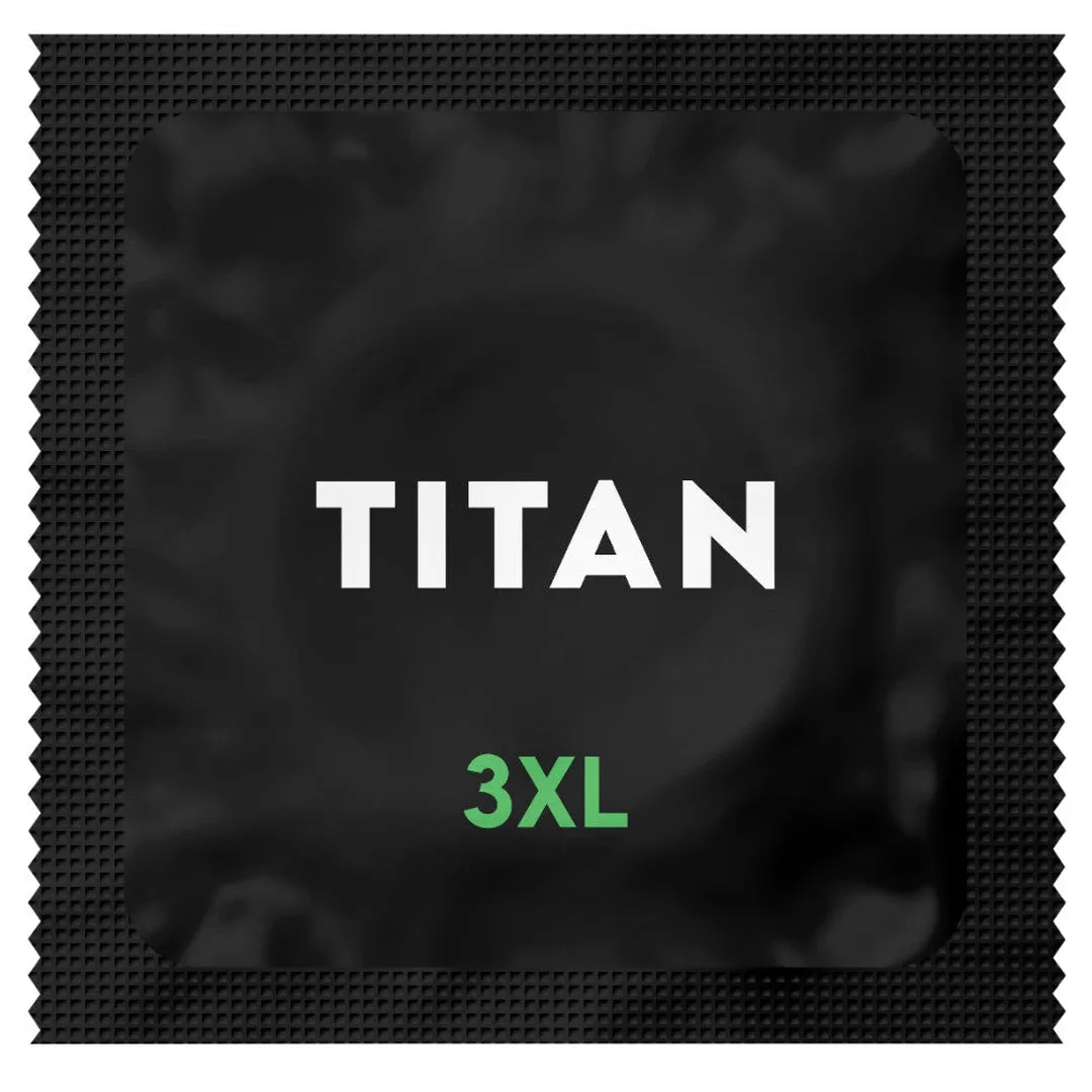 Titan 3XL Large Lubricated Condoms