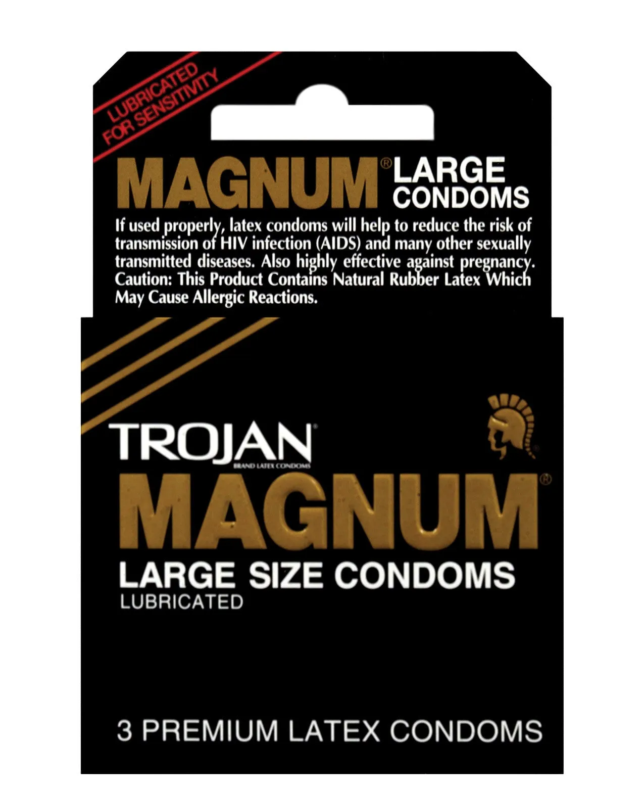 Trojan Magnum Condoms - Box of 3